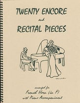 20 Encore and Recital Pieces French Horn and Piano cover